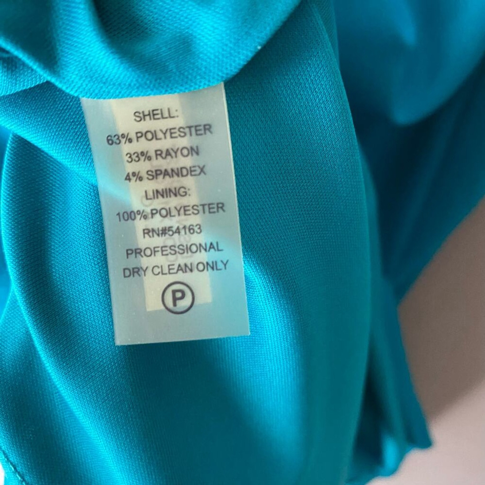 Calvin Klein sz‎ M work career ruched sheath dress - Picture 6 of 9